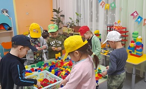 День Лего в детском саду.
